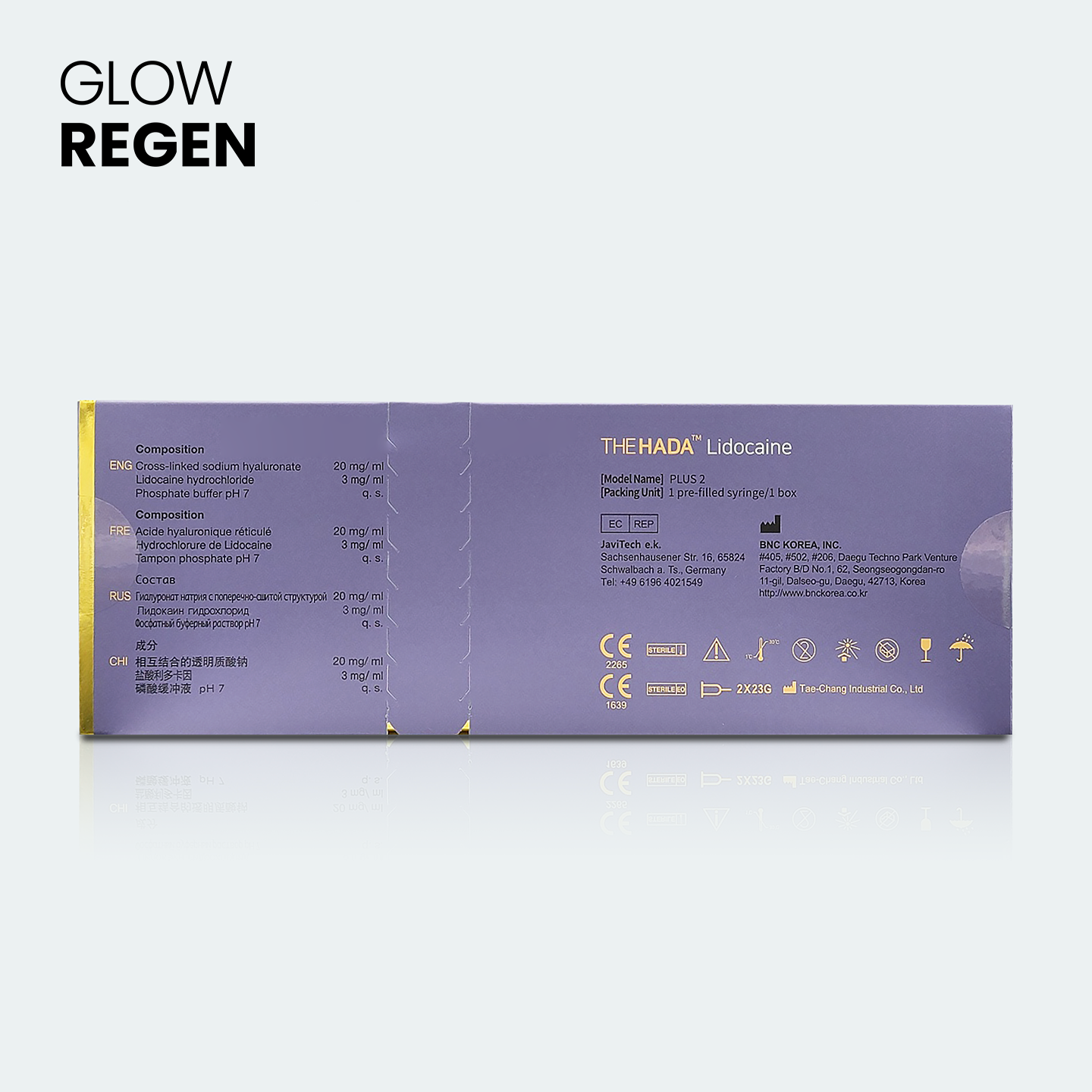 The Hada Plus 2 with lidocaine